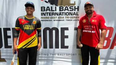 Father-Son duo in same match together