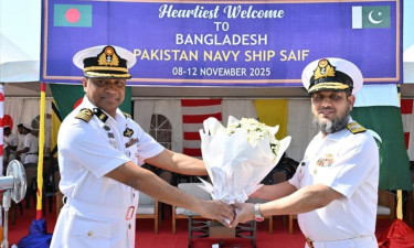 Pakistan Navy ship arrives in Ctg
