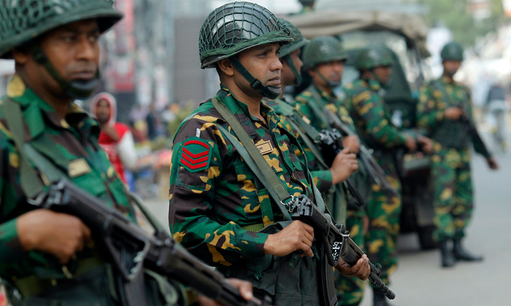 Military is the final hope