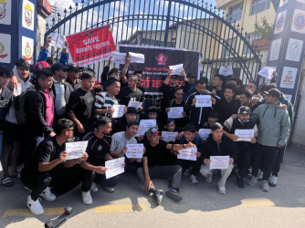 Nepali footballers boycott talks after ANFA rejects live broadcast request