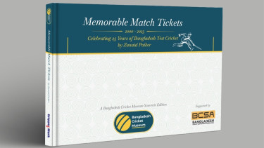 'Memorable Match Tickets' commemorates 25 years of Bangladesh Test cricket