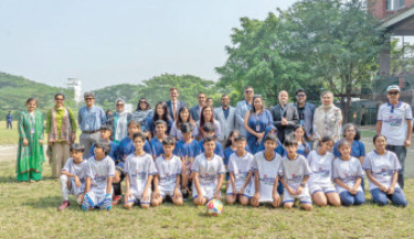Students, footballers unite against cyber harassment