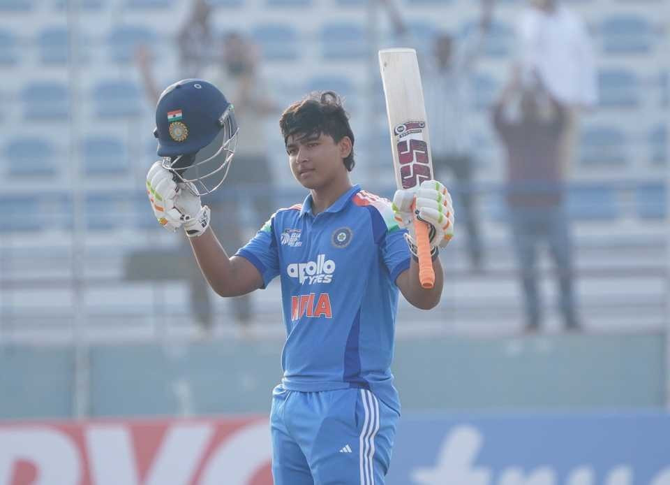 Suryavanshi smashes second T20 hundred before turning 15