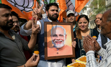Modi's coalition set for big win in a key state election, bolstering his popularity