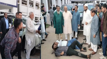 Public blocks advisers’ motorcade in Bhola over five-point demand