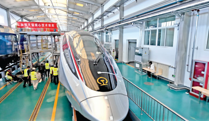 China’s newly launched CR450 high-speed train is redefining rail travel. Clocking in at 400 kilometers per hour -- making it the fastest train globally.